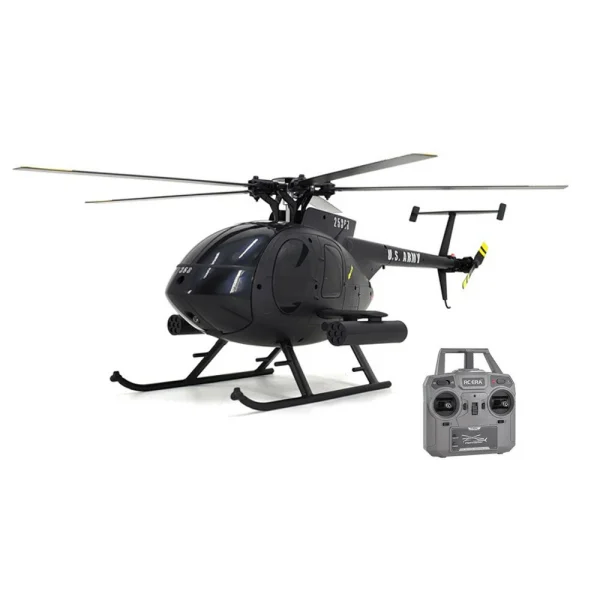 RC ERA C189 MD500 2.4G 4CH UAV 1:28 Fixed Height Single Blade Flybarless RC Helicopter RTF - Image 2