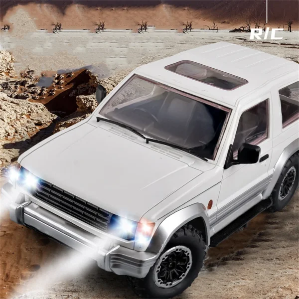 LDRC 1297 Pajero DIY KIT 1/14 4WD RC Car LED Light Off-Road Truck Climbing Rock Crawler Full Proportional Vehicles Models Remote Control Toys - Image 4