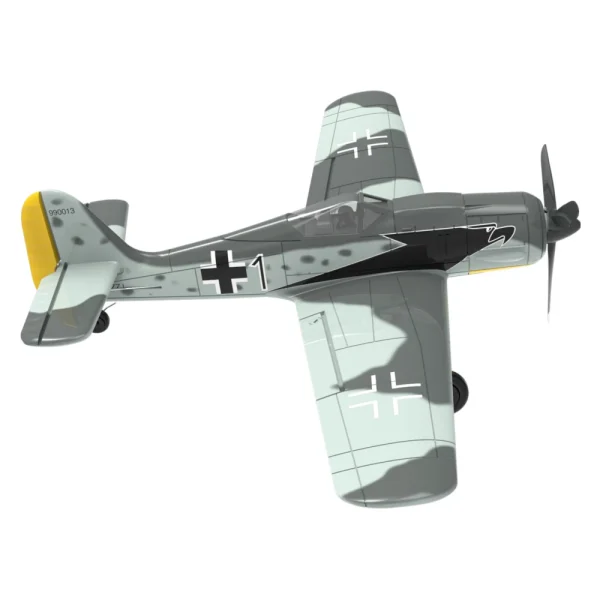 Eachine Mini FW190 400mm Wingspan 2.4G 4CH 6-Axis Gyro One Key Aerobatics XPilot Stabilization System EPP RC Airplane BNF/RTF Compatible DSM S-BUS Protocol for Beginner - Image 2