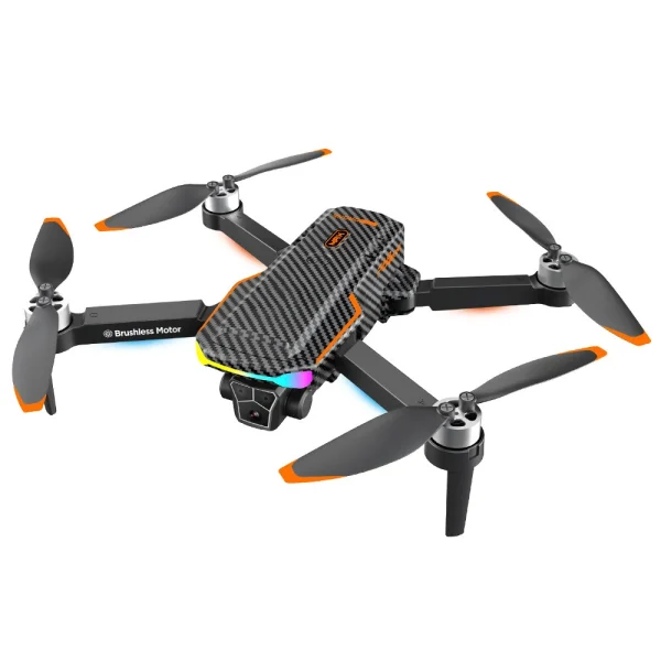 ZHENG FEI TOYS F168 Three Camera WiFi FPV with 3 HD Lens Dual Servo Gimbal 360 Obstacle Avoidance Optical Flow Positioning Brushless Foldable RC Drone Quadcopter RTF - Image 4