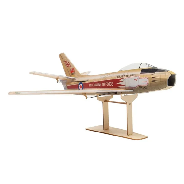 MinimumRC F-86 Sabre Golden Hawk 30mm EDF 3CH 1S 380mm Wingspan RC Airplane KIT+EDF - Image 5