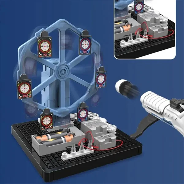 DL0103 66Pcs/Set DIY Assembly Electronic Mechanical STEM Toys Science Experiment Teaching Rotating Target Educational - Image 3