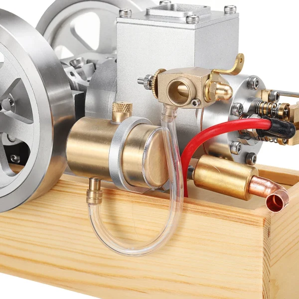 Eachine ET8 Horizontal Hit and Miss Complete Gas Adjustable Speed Double Valve Engine Model STEM Upgrade Engine Toys - Image 9