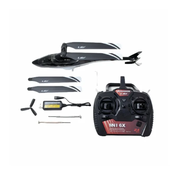 Esky 300 V2 Mini 6CH 2.4Ghz FXZ 6 DOF Axis Flybarless RC Helicopter RTF - Image 8