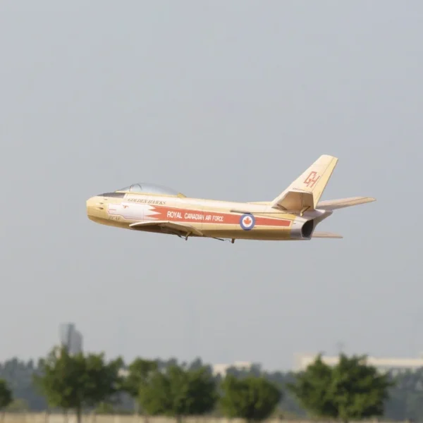 MinimumRC F-86 Sabre Golden Hawk 30mm EDF 3CH 1S 380mm Wingspan RC Airplane KIT+EDF - Image 2